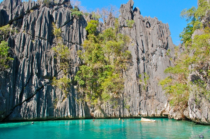The first twin of the Twin Lagoons, Coron island-hopping—C. Helbig